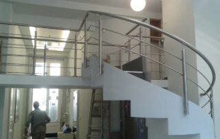 Lépcső korlát tervezése, gyártása